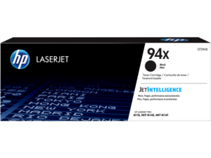 HP 94X High Yield Black Original LaserJet Toner Cartridge with JetIntelligence
